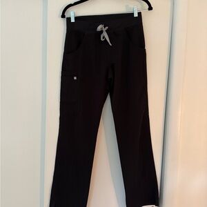 Figs Black Kade Cargo Scrub Pants